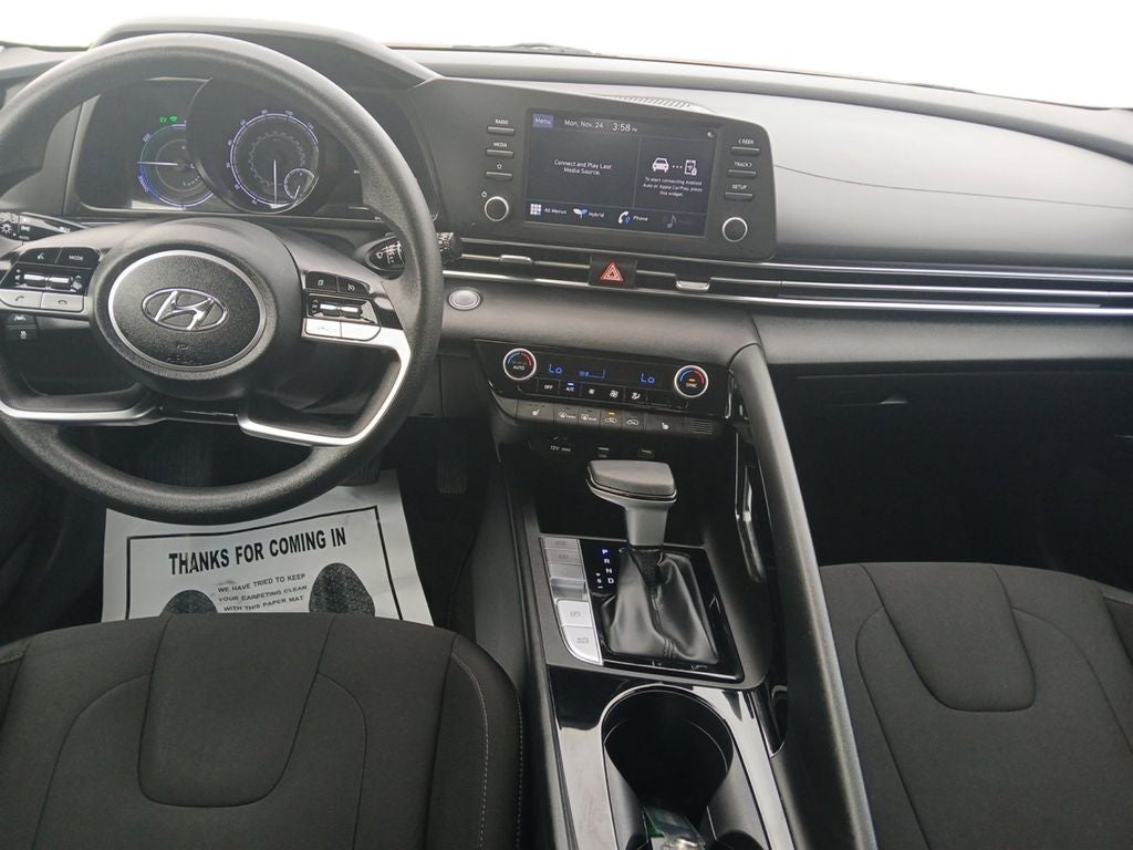 2022 Hyundai Elantra Hybrid Blue