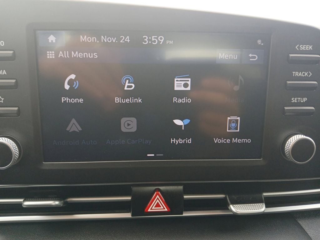 2022 Hyundai Elantra Hybrid Blue