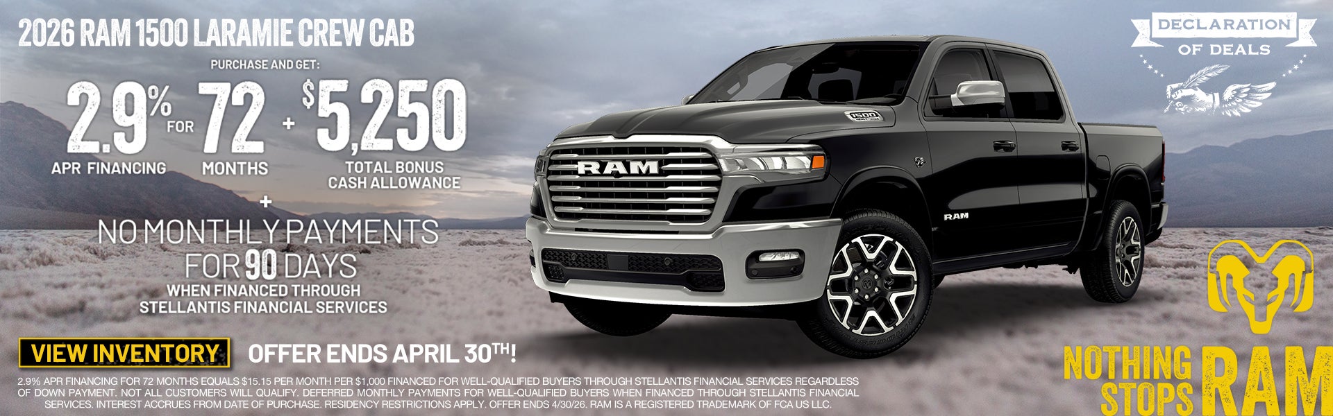 2026 RAM 1500 Laramie Crew Cab