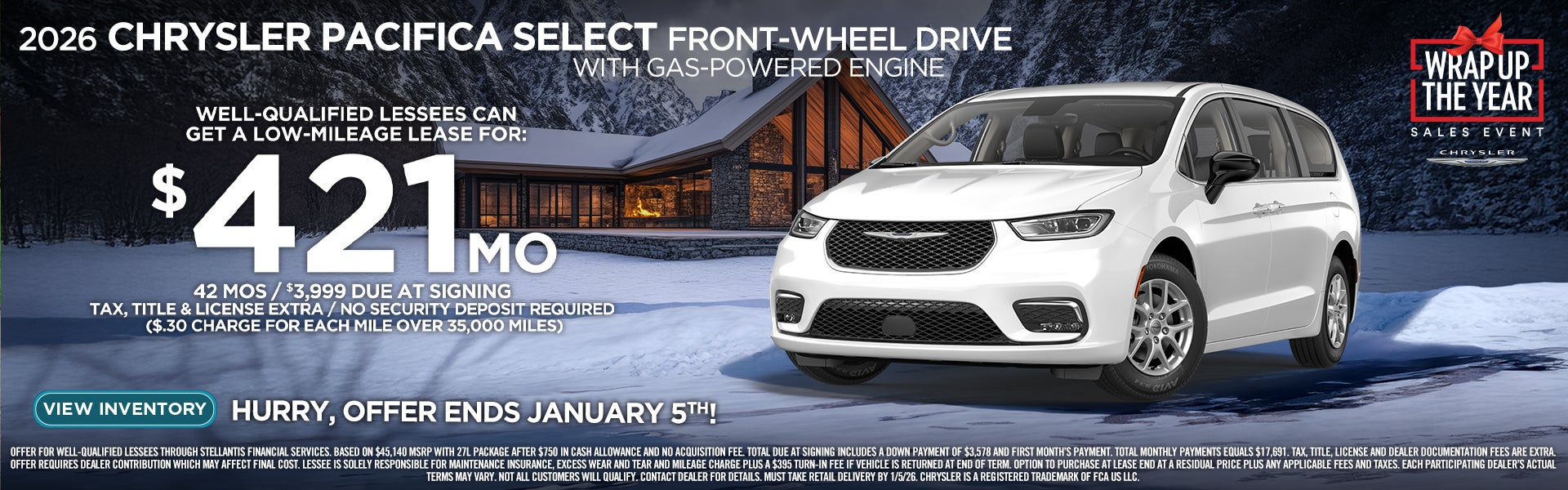 2026 CHRYSLER PACIFICA SELECT